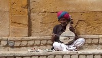 De oude muzikant