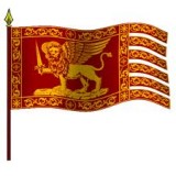 De vlag van de in 1797 verdwenen republiek Venetië vind ik zo mooi.