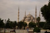 De blauwe moskee in Istanbul.