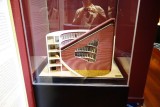 Een model van het sterrenkundig observatorium in Samarqand uit de 13e eeuw als ik mij goed herinner.
