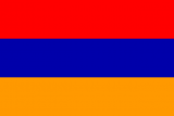 De vlag van Armenië.