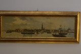 De kaaien van Antwerpen anno 1885 voor de rechttrekking (Van de Wedt)