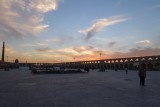 Zonsondergang in Isphahan.