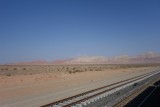 Met de trein naar de Kaspische zee. Na Teheran volgt de woestijn (Dasht-e-kevir).