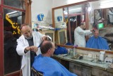 Bij de kapper in Bandar-e-Torkoman.