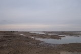 Stranden op de Amu Darya.
