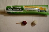 Rozenbottel, yoghurt (kash) en Russische tandpasta met honingraat