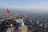 Salomons` troon in de smog