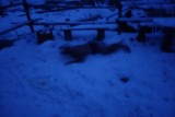 Dat ben ik, al rollend, in de sneeuw. Pas de volgende dag durf ik mij stil te leggen.
