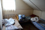 Onze koude slaapplaats in Altyn Arachan.