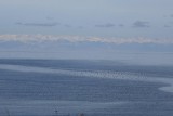 Het Issyk-Kul  meer in Tamga.