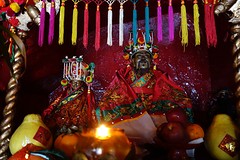 In de taoistische tempel in Stanley.