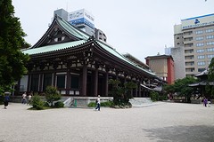een boedhistische tempel in Fukuoka.