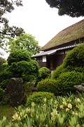 Een samoeraihuis. Er zijn er hier meer maar ik ben nu te laat om ze te bezoeken.
