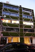 Een verticale tuin.