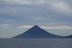 De laatste berg op het vasteland die de Tokkopiloten zo lang bekeken. Daarna oceaan.