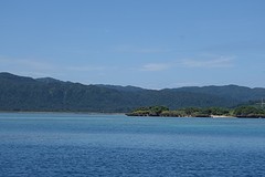 We varen de baai van Uehara uit op Iriomote, op naar Ishigaki.