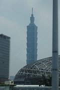 Taipei 101 is 508 meter hoog en was tot 5 jaar geleden het hoogste gebouw ter wereld.