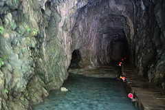 Ingang van de watertunnel.