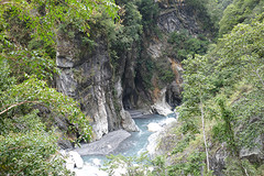 Onderweg naar de Baiyang watervallen.