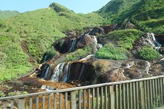 De gouden waterval is eigenlijk een "koperafzetting" waterval.