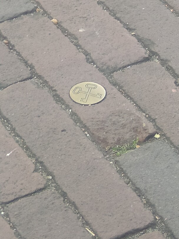 Munt in de straat.