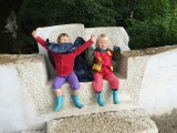 Yess! wandeling (en boottocht en treintje volbracht! Trots allemaal