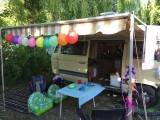 De feestlocatie