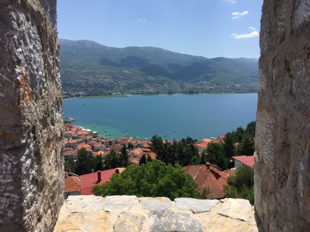 Meer van Ohrid vanuit burcht