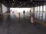wedstrijdje aan boord!