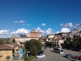 Uitzicht op Barolo, mooi wijndorpje