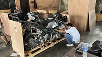 Inpakken motoren
