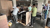 Inpakken motoren