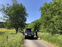 Toch nog even kijken of we de BBQ, die we tijdens het ongeluk zijn verloren , kunnen vinden.