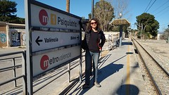 Met de metro naar Valencia