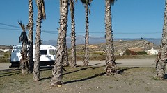 Slaapplaats op Almayate playa