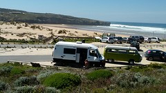 Overnachtingsplek bij Praia do Amoreira