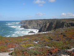 kustlijn bij Cabo Sardao