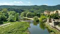uitzicht vanaf Besalu