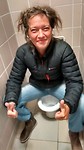 Borrie op mini wc