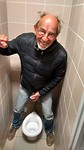 Bart op mini wc