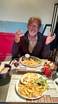 Lekker gegeten bij restaurant Le Lutrin, tegenover de kathedraal
