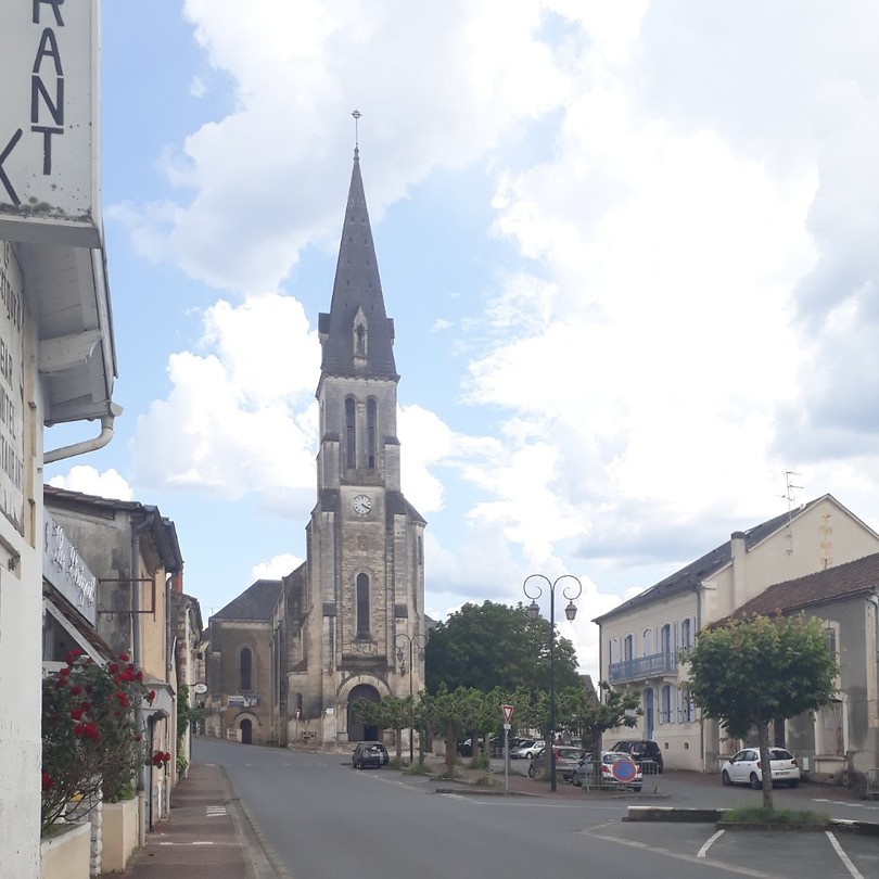 Kerk Mussidan Foto Bart’s camino