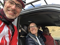 Annemieke gaat vandaag met de auto.