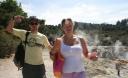 @ hells gate, Rotorua NZ, Mirjam en Bart