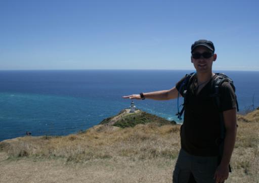Cape Reinga, vuurtoren, geen bel! :)