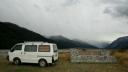 Niet zo'n mooi weer tijdens de Arthur's Pass