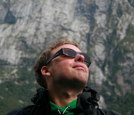 Bart, nat, op de boot @ Milford Sounds