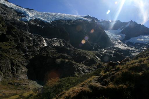 Bart rust uit @ Rob Roy's Glacier