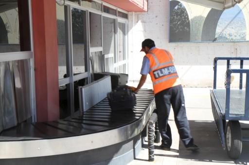 Bagage-afhandeling in Arequipa